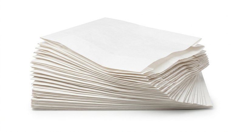 plain white meat bags case of 1000